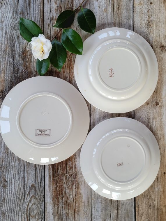 Sépia - Les 6 assiettes plates