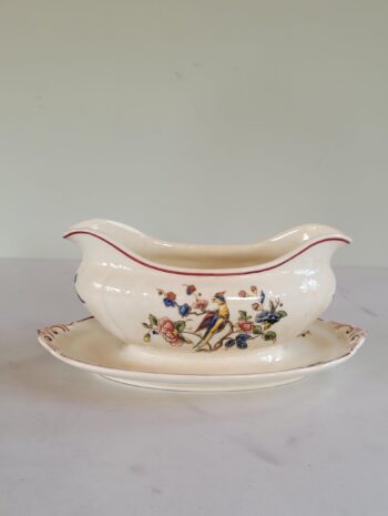 Phoenix - Lot de 2 assiettes et une saucière