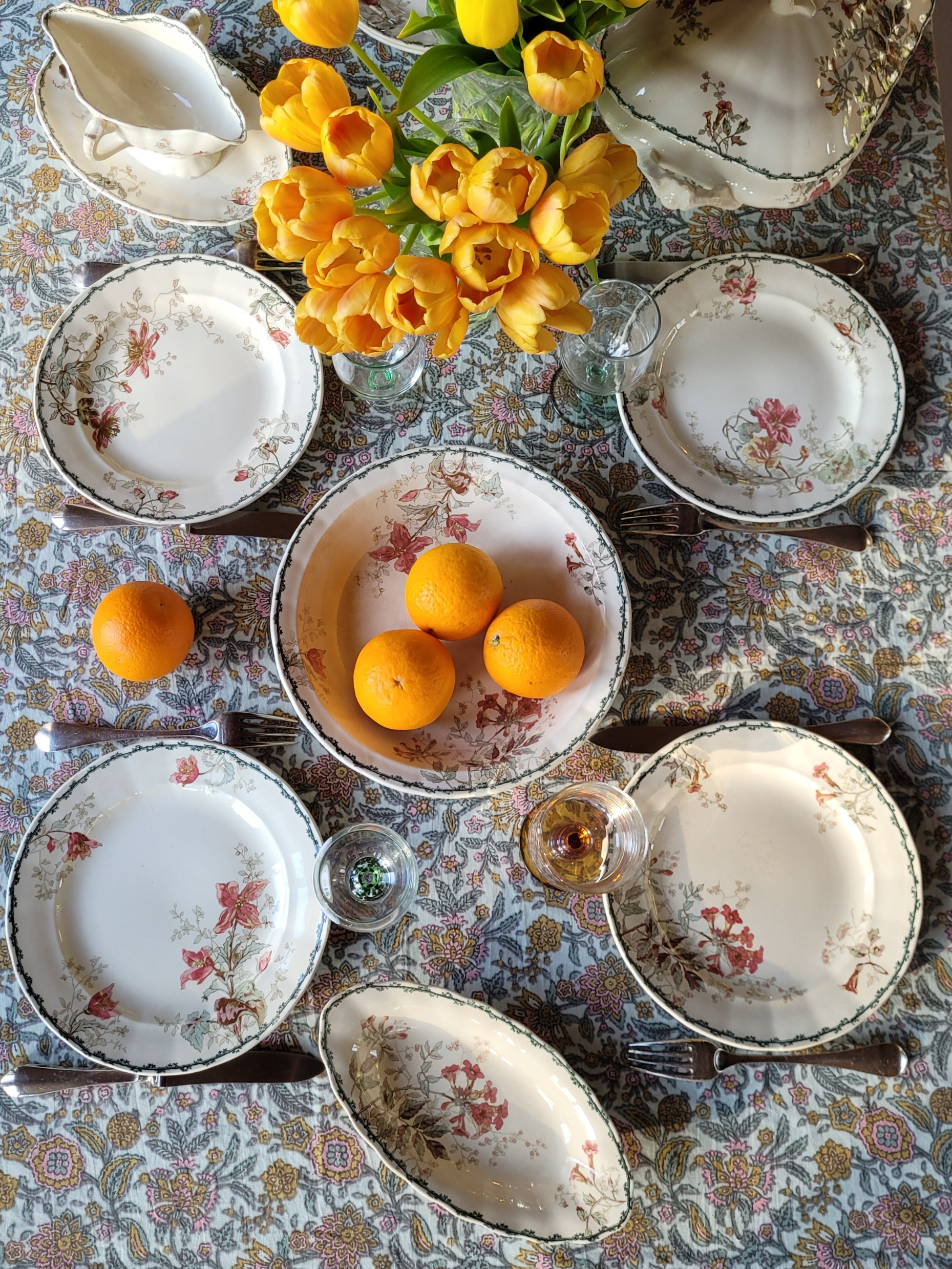 Les grimpantes - Set de 4 assiettes Emile Bourgeois