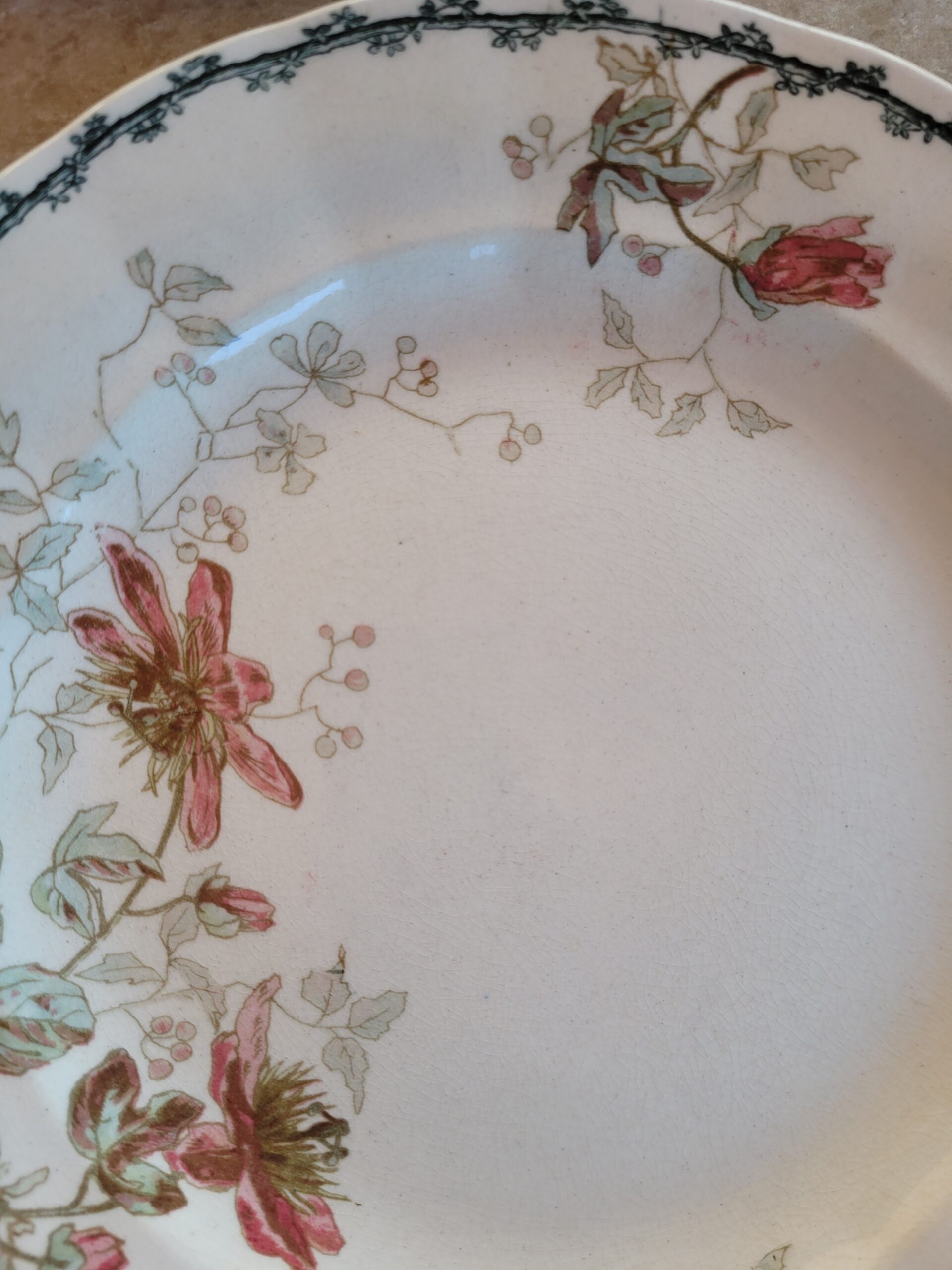 Les grimpantes - Set de 4 assiettes Emile Bourgeois