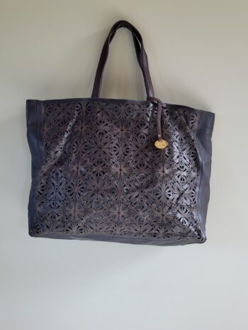 Cabas en cuir vintage Lafayette Collection